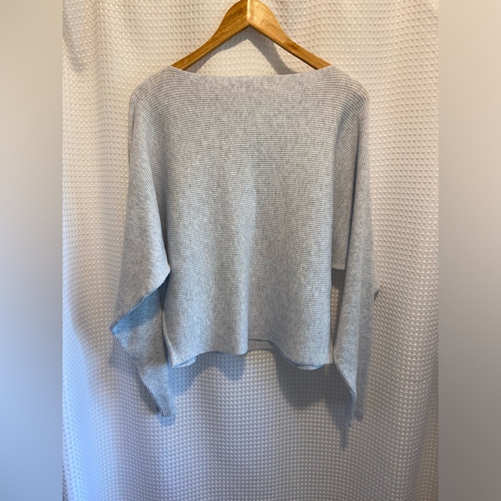 ARDENE light gray Horizontal Ribbed Dolman Sweater size XL NWT - Picture 8 of 13